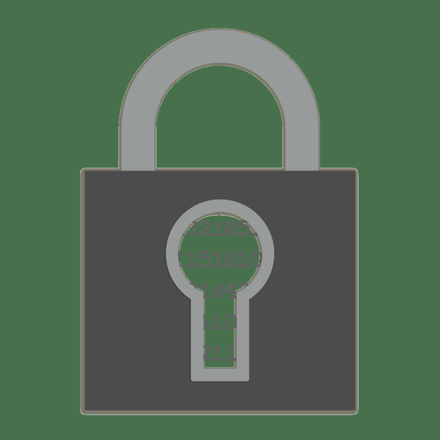 Encrypted lock